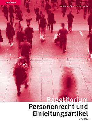 cover image of Repetitorium Personenrecht und Einleitungsartikel